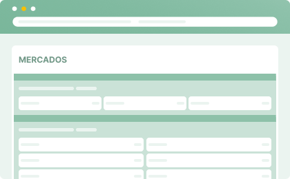 Explora todos los mercados