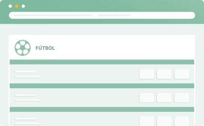 Busca en la plataforma el evento deportivo