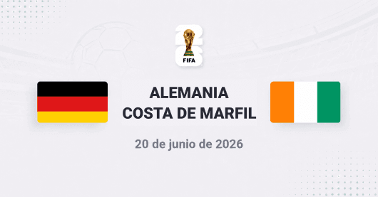 Alemania vs Costa de Marfil