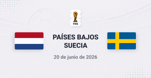 Países Bajos vs Suecia